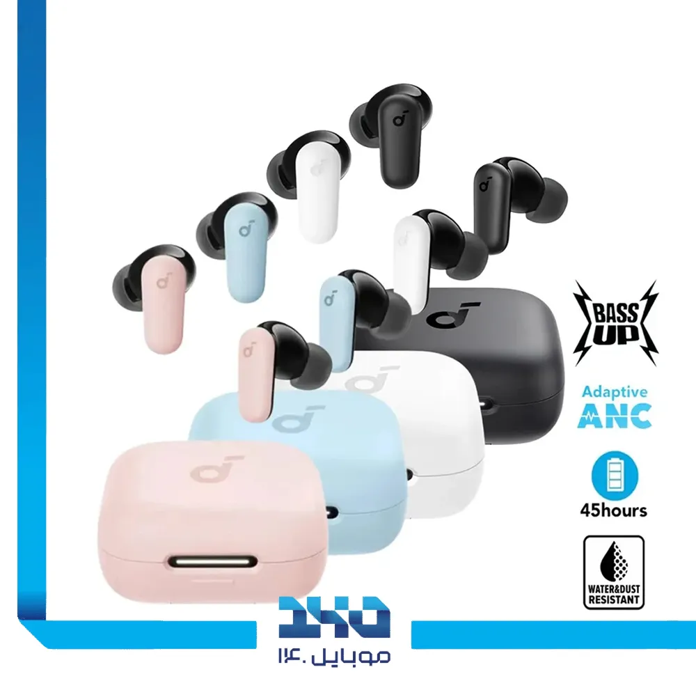 هندزفری بی‌سیم انکر با نویز کنسلینگ (ANC) مدل Soundcore R50i NC (A3959) | اصل