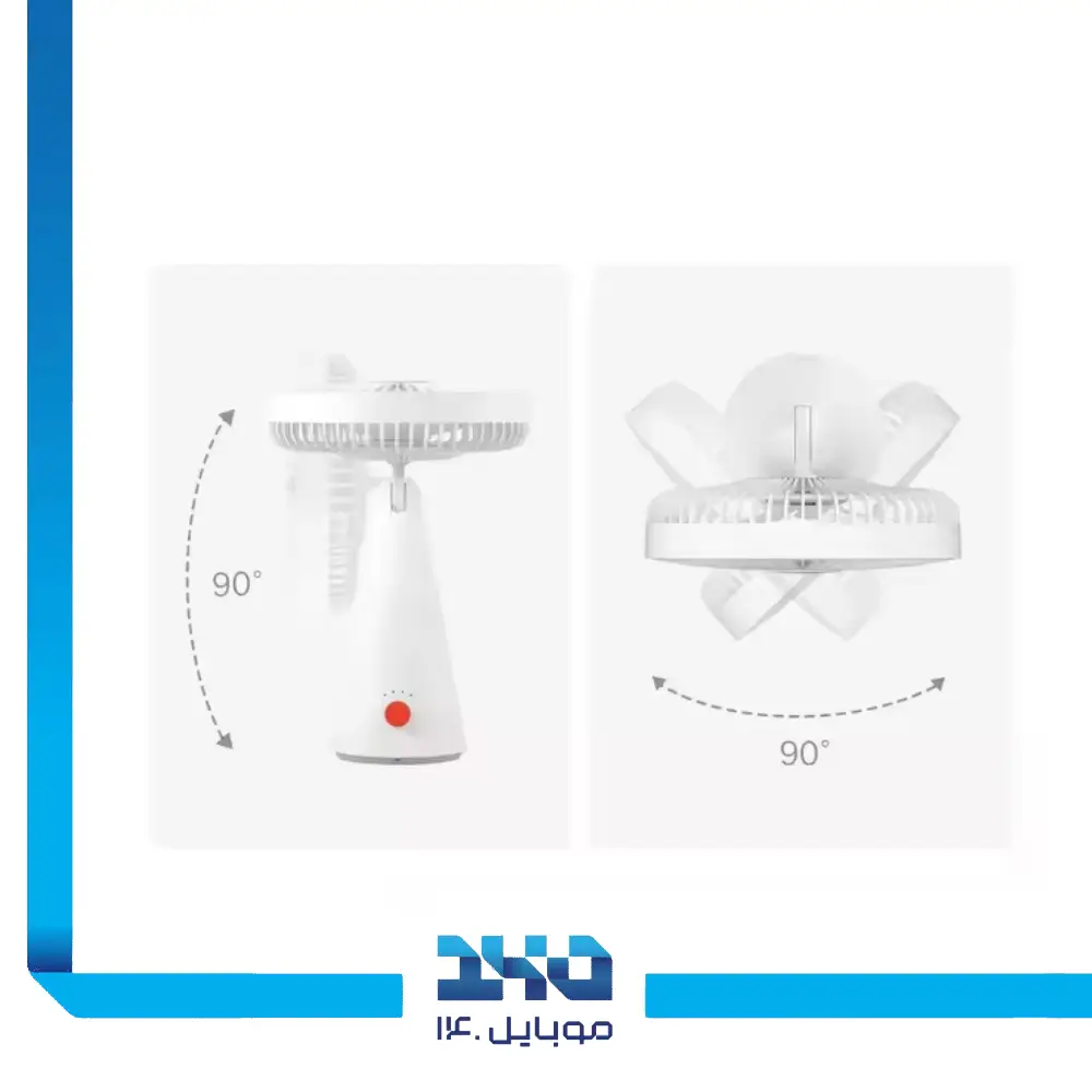 پنکه شارژی شیائومی مدل Rechargeable Mini Fan