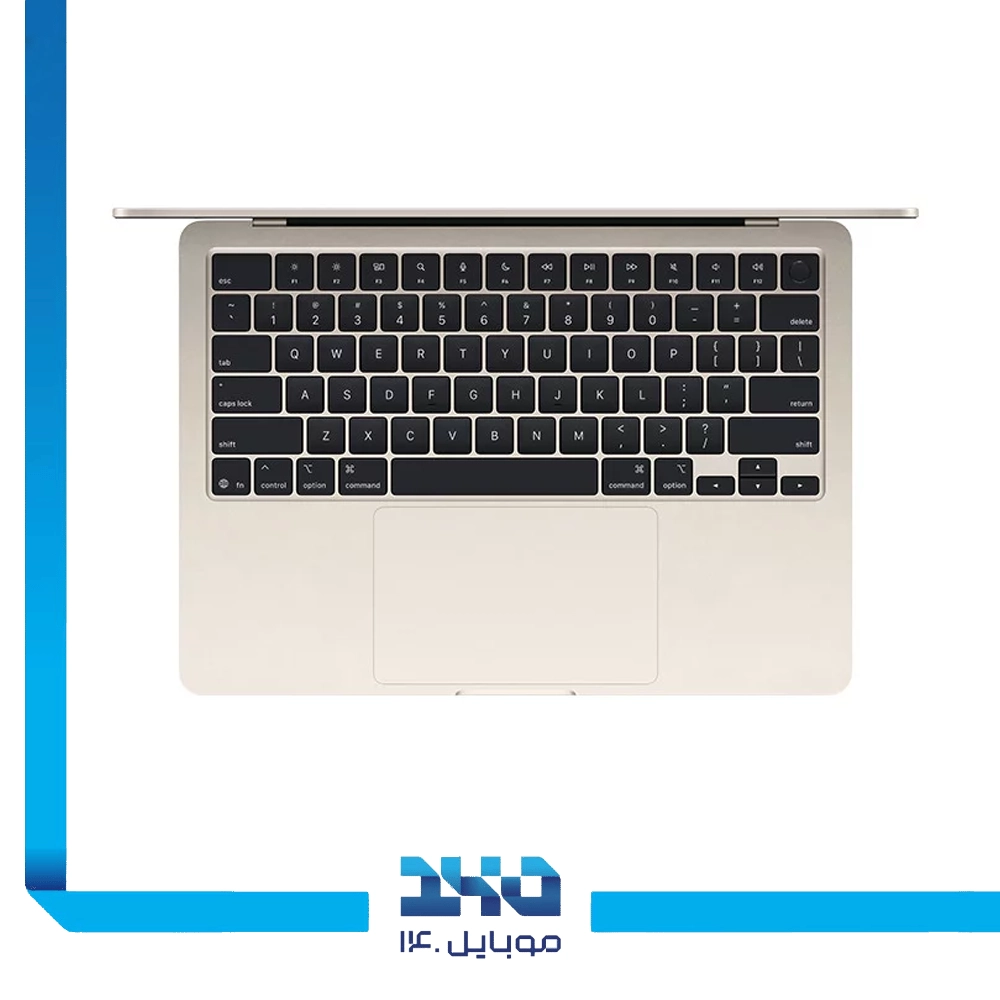 لپ تاپ 15.3 اینچی اپل مدل MacBook Air MC6K4 2025 24GB 512GB LLA