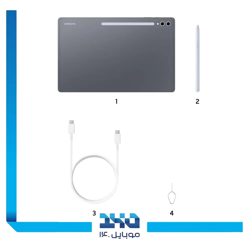 تبلت سامسونگ مدل (Tab S10 Ultra (SM-X926 ظرفیت 256 گیگابایت رم 12 گیگابایت | 5G
