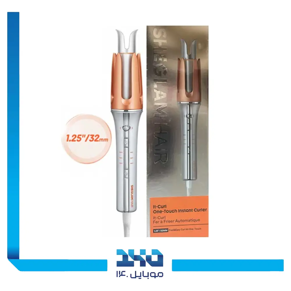 دستگاه فر کننده مو شیگلم مدل Sheglam 32mm