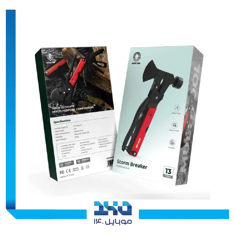 تبر و چکش چند کاره گرین لاین مدل Storm Breaker Multitool Axe