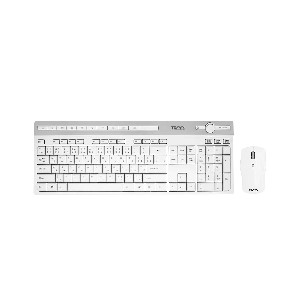 کیبورد و ماوس بی‌سیم تسکو مدل TKM 7106W