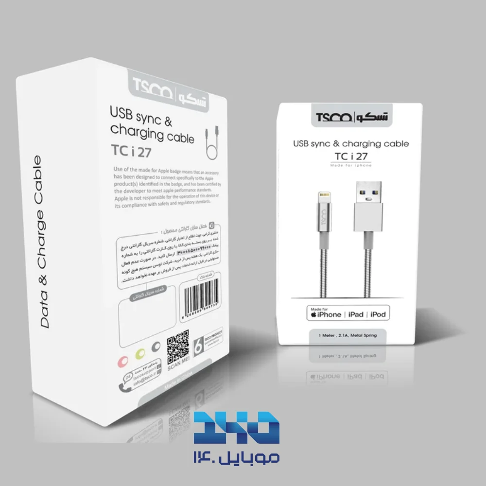 کابل لایتنینگ تسکو مدل TC i27 طول 1 متر