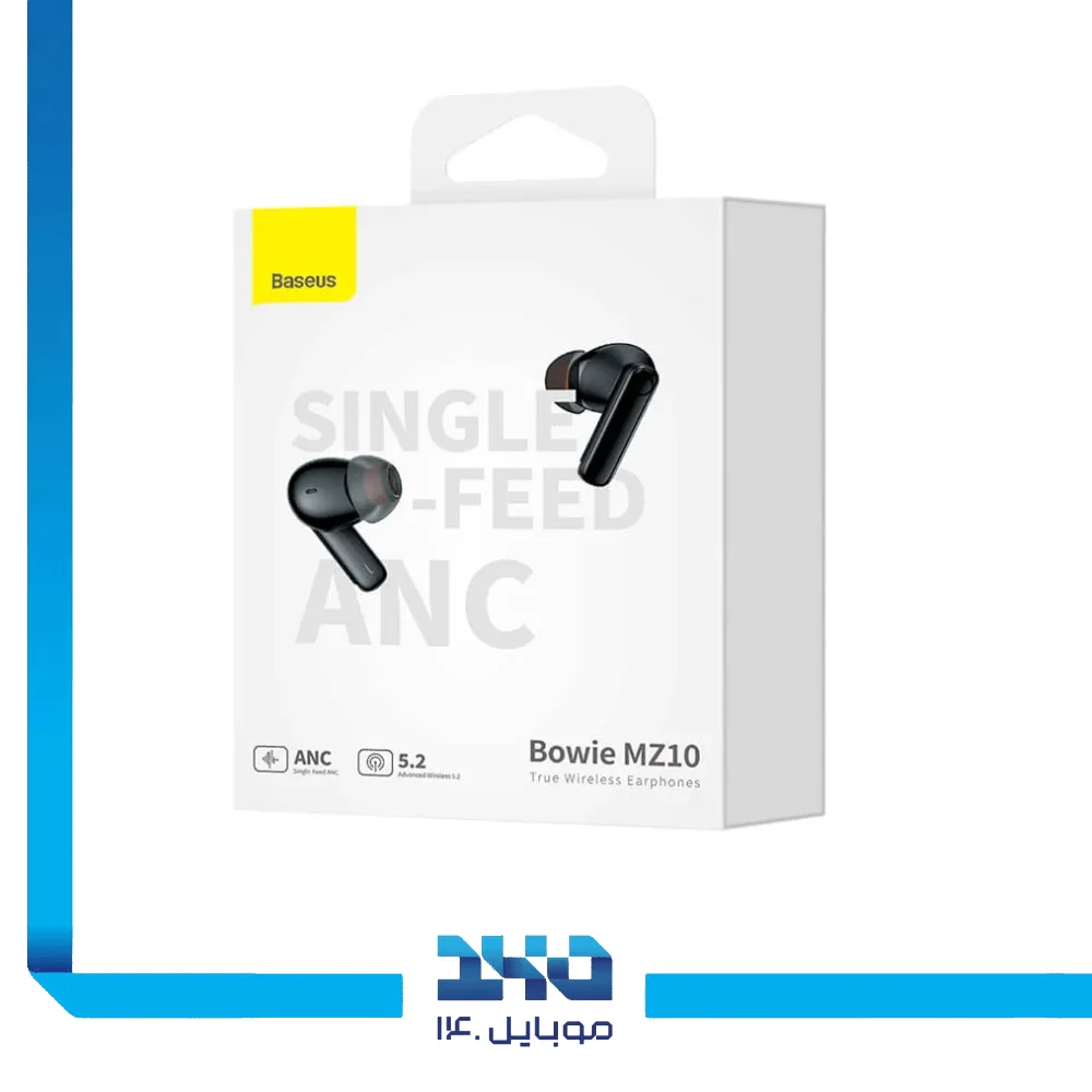 هندزفری بیسیم بیسوس با نویز کنسلینگ (ANC) مدل (Bowie MZ10)