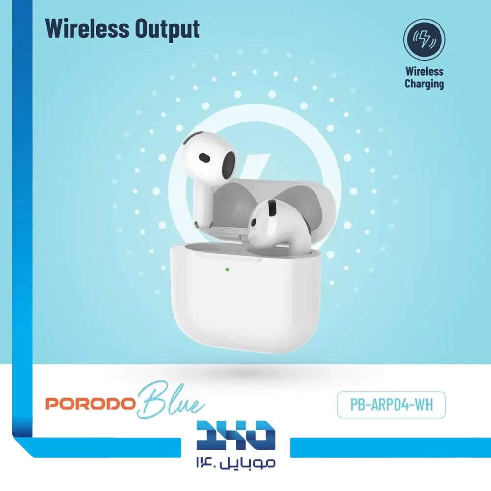 هندزفری بی سیم پرودو مدل Blue Earbuds 4