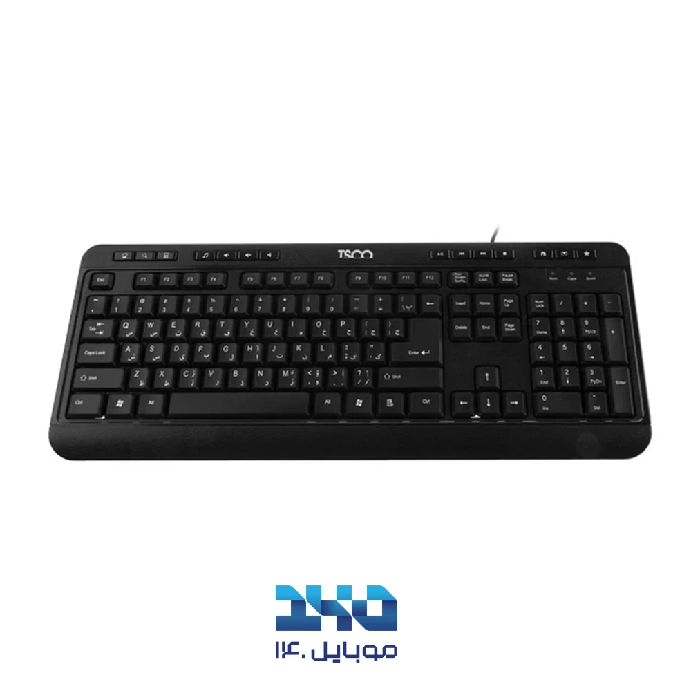 کیبورد و ماوس با سیم تسکو مدل TKM 8052