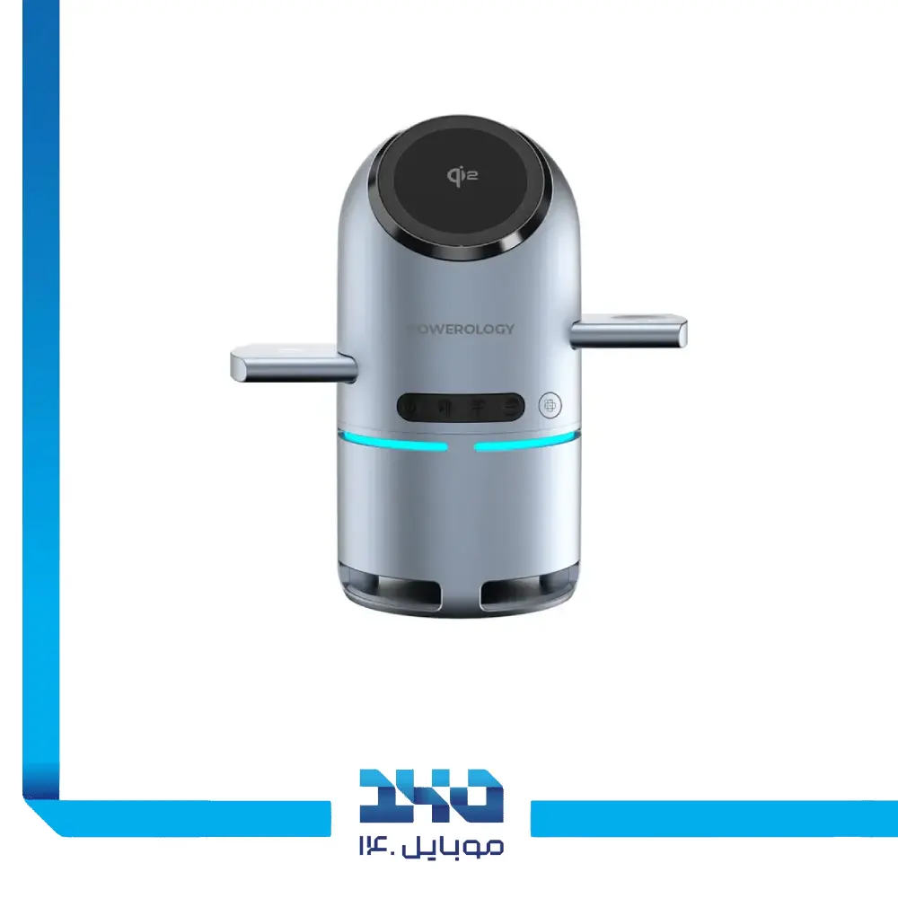 شارژر بی سیم پاورولوژی مدل Qi2 Speaker