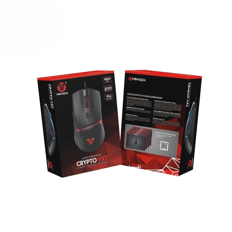 ماوس گیمینگ سیمی فن تک مدل (VX7) Fantech Crypto Wired Gaming Mouse