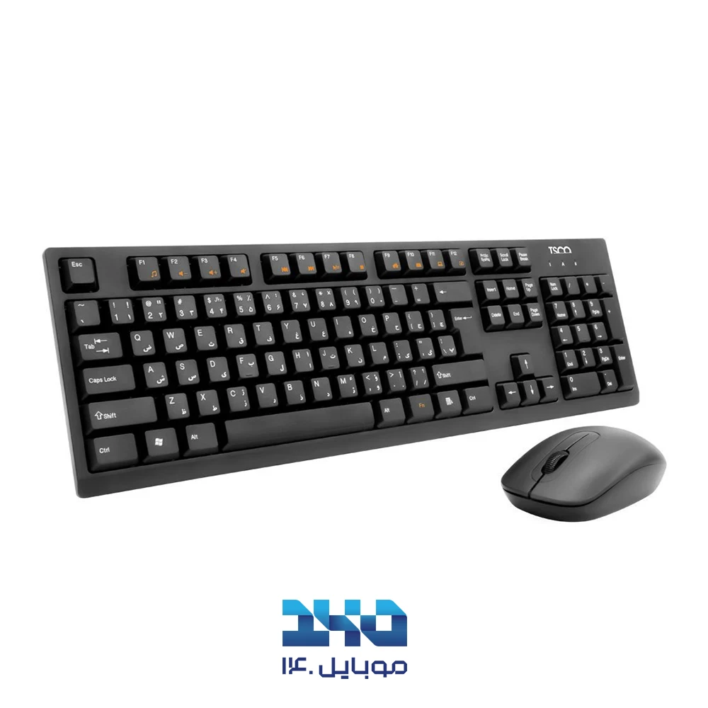 کیبورد و ماوس بی‌سیم تسکو مدل TKM 7019W