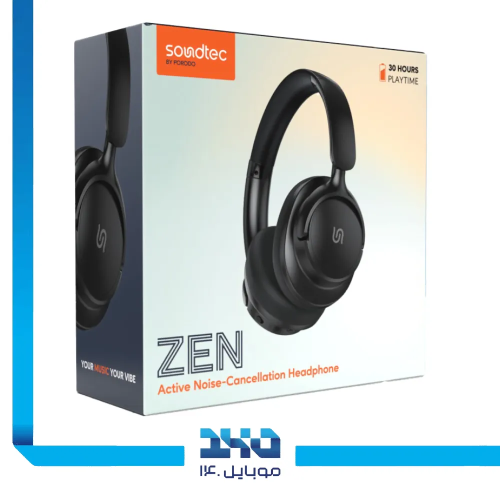 هدفون بی‌سیم پرودو با نویز کنسلینگ (ANC) مدل (Soundtec Zen)