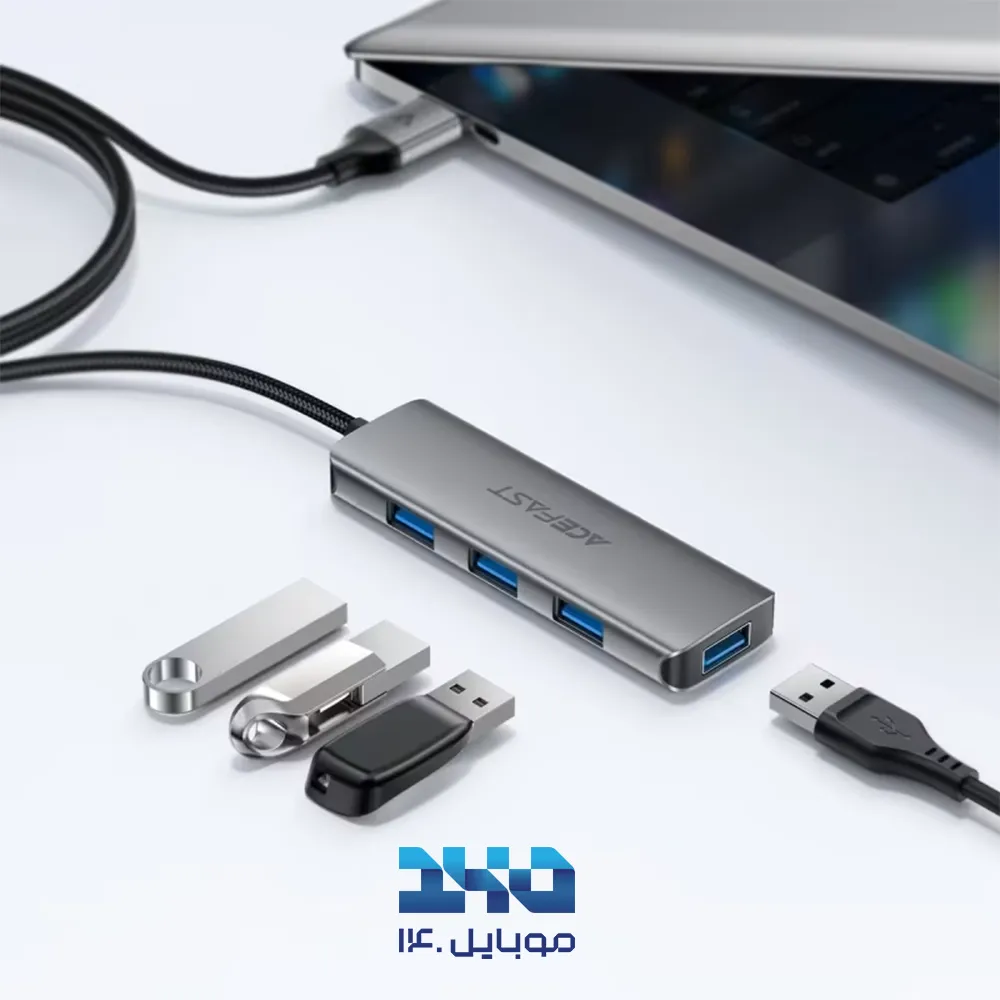هاب 4 پورت USB-A ایس فست مدل J17