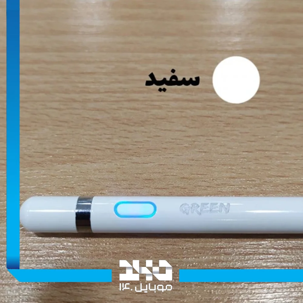 قلم لمسی گرین لاین مدل (Universal Touch Pen) با باتری 100mAh و نوک 1.45 میلی‌متر