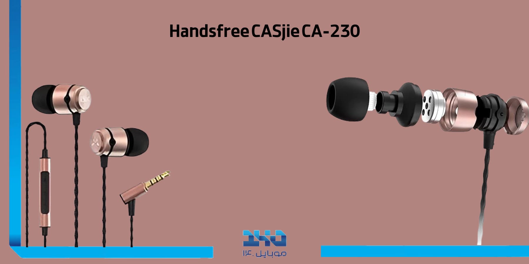 بررسی کامل هندزفری سیمی کاسجی مدل Handsfree CASjie CA-230