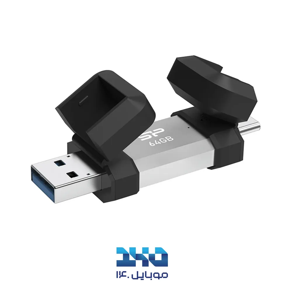 فلش مموری سیلیکون پاور مدل Mobile C51 ظرفیت 64 گیگابایت