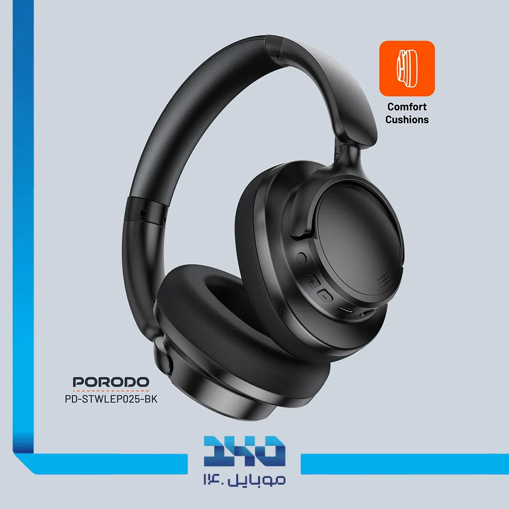 هدفون بی‌سیم پرودو با نویز کنسلینگ (ANC) مدل (Soundtec Zen)