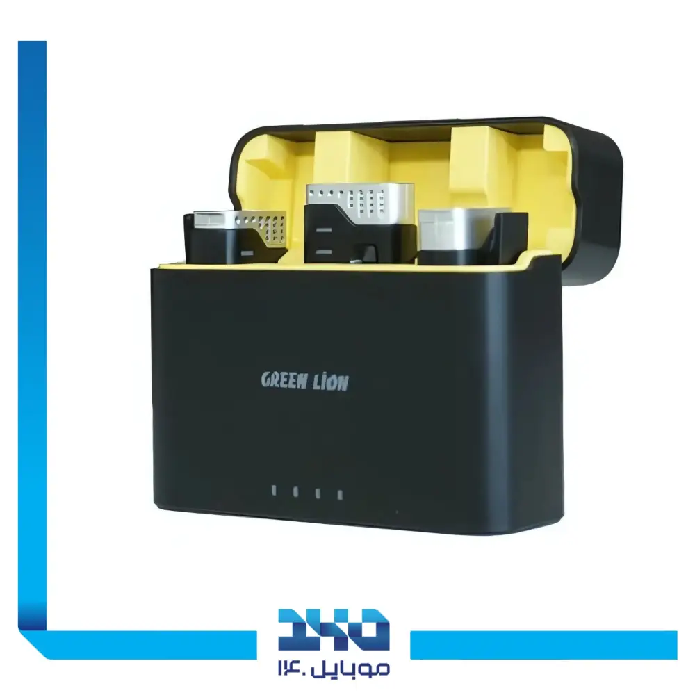 میکروفون بلوتوثی گرین لاین مدل 3in1 MIC360D دو کاناله لایتنینگ و تایپ سی