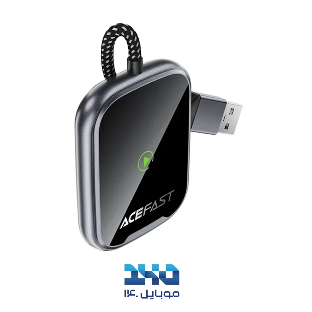 دانگل بی‌سیم اندروید اوتو/اپل کارپلی ایس فست مدل QC1
