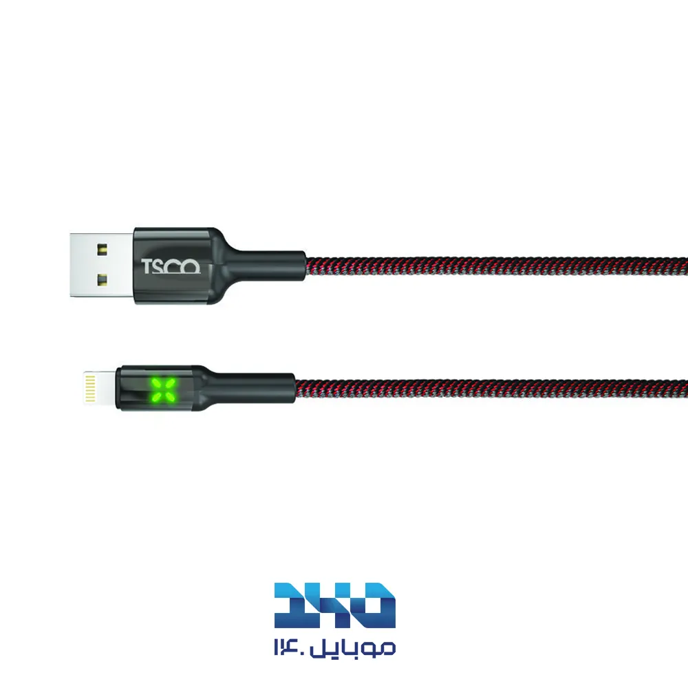 کابل شارژ USB-A به لایتنینگ تسکو مدل TCI 901 با طول 1 متر