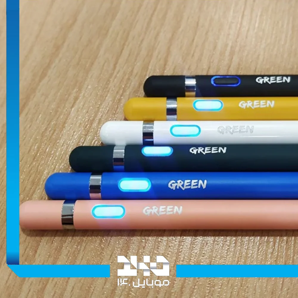 قلم لمسی گرین لاین مدل (Universal Touch Pen) با باتری 100mAh و نوک 1.45 میلی‌متر