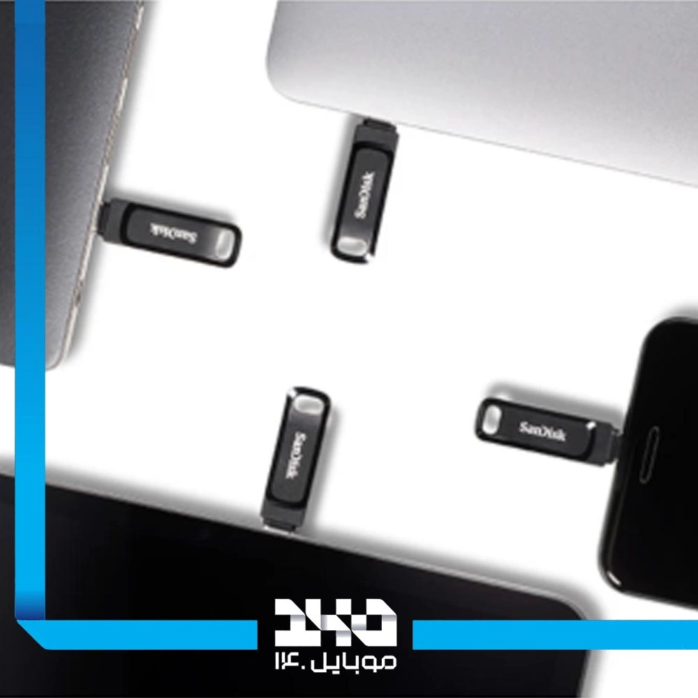 فلش مموری سن‌دیسک مدل (Ultra Dual Drive Go) ظرفیت 64 گیگابایت