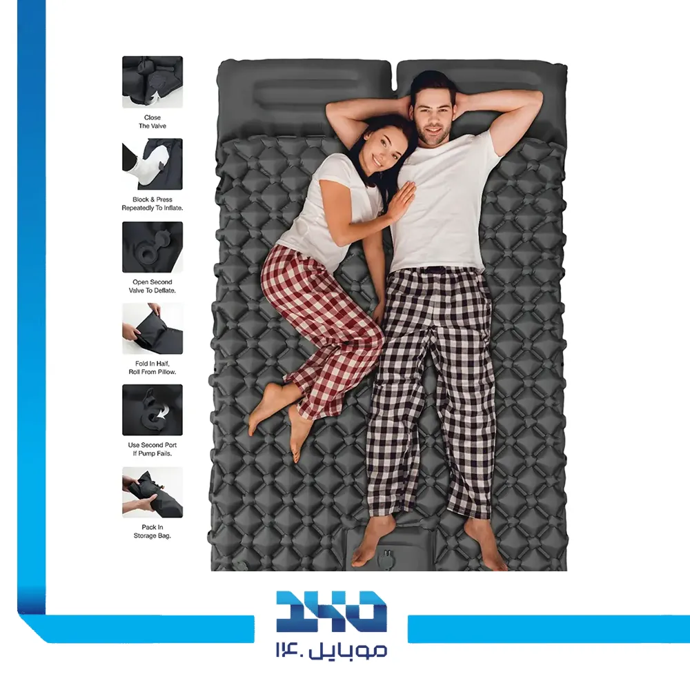 تشک بادی دونفره گرین لاین مدل Double Air Bed Inflatable