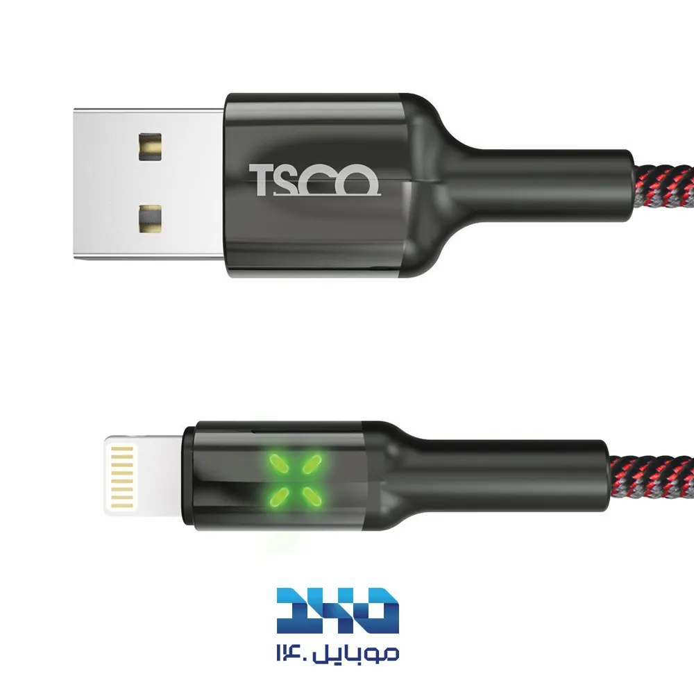 کابل شارژ USB-A به لایتنینگ تسکو مدل TCI 901 با طول 1 متر