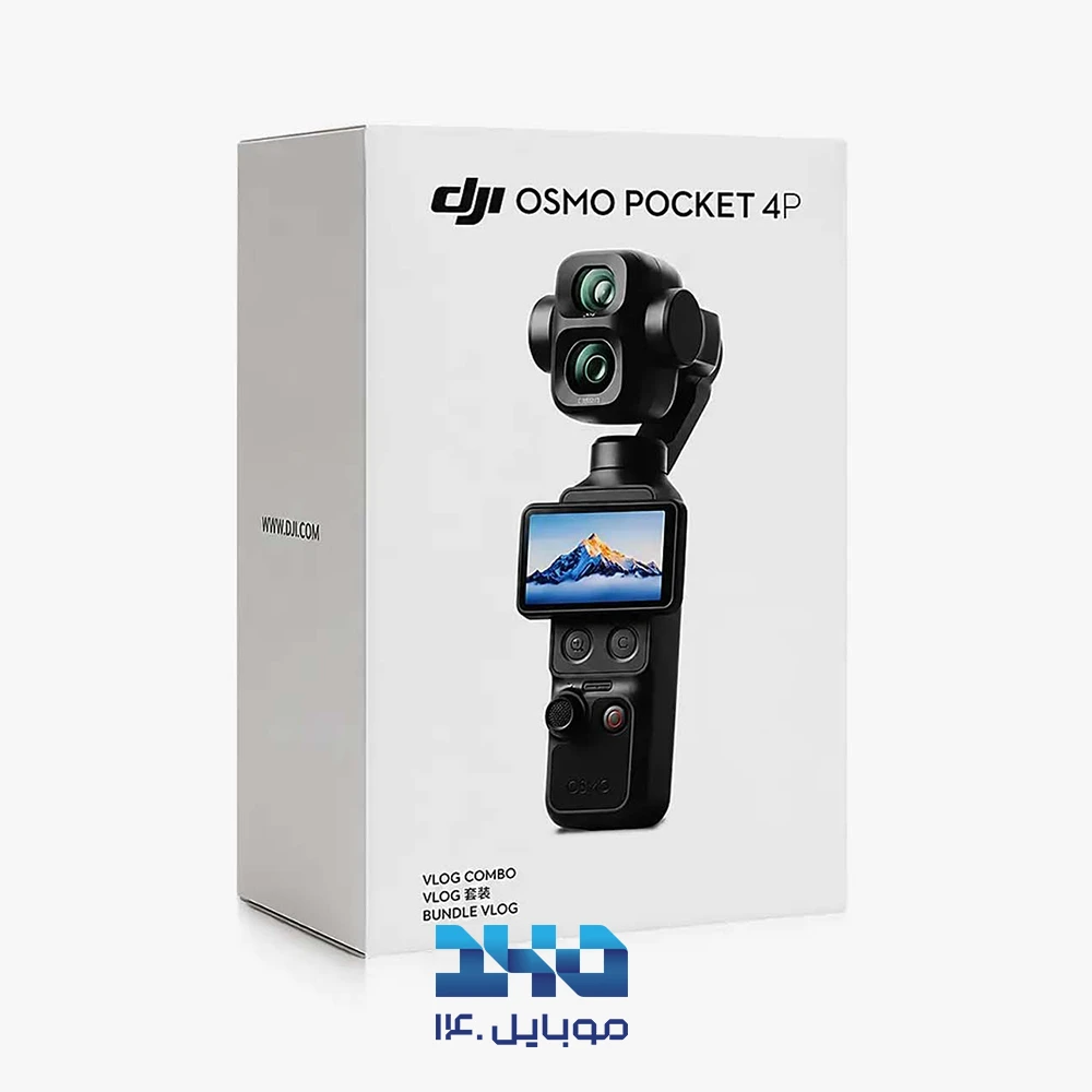 دوربین فیلم‌برداری گیمبال‌دار دی‌ جی‌ آی مدل Osmo Pocket 4P نسخه Vlog Combo