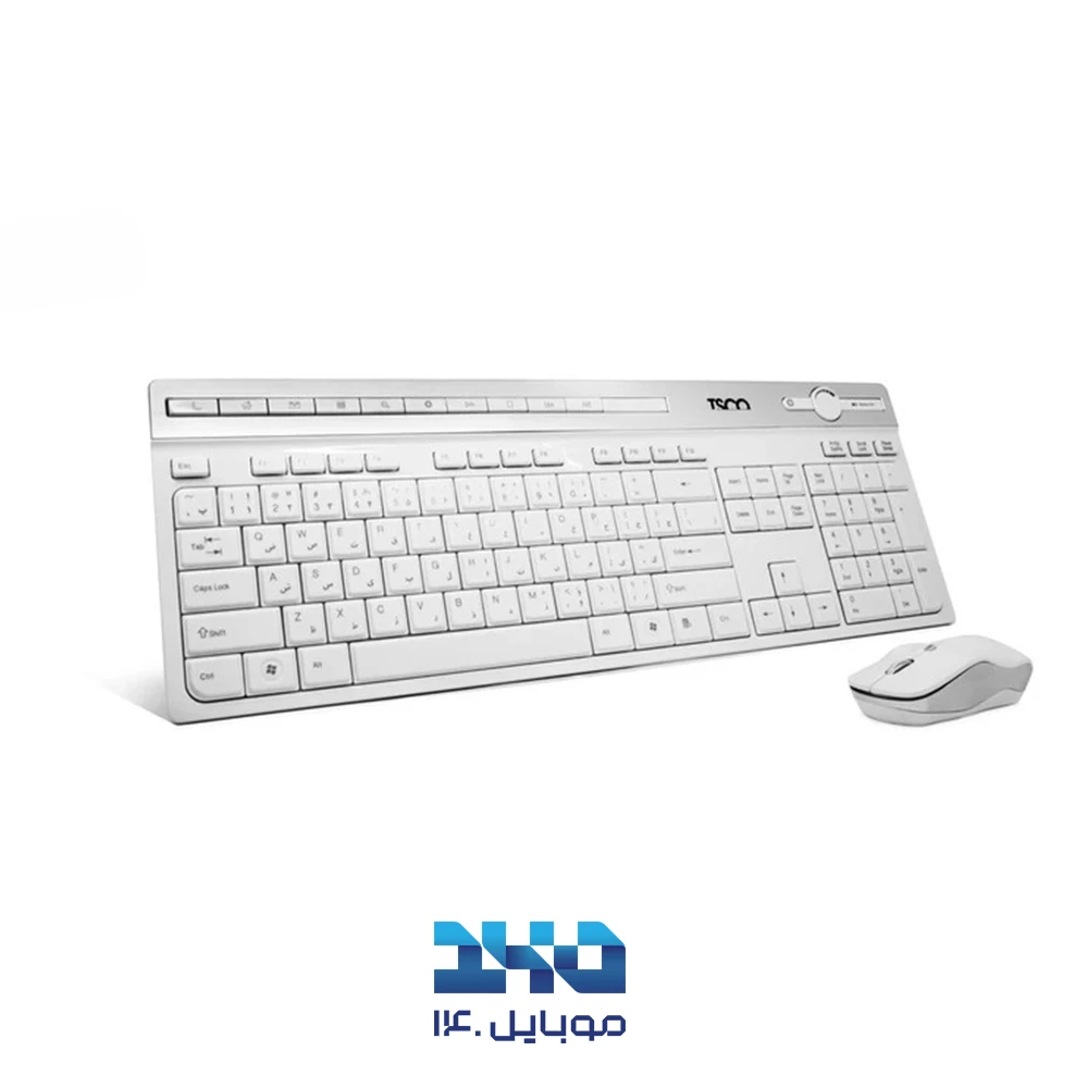 کیبورد و ماوس بی‌سیم تسکو مدل TKM 7106W