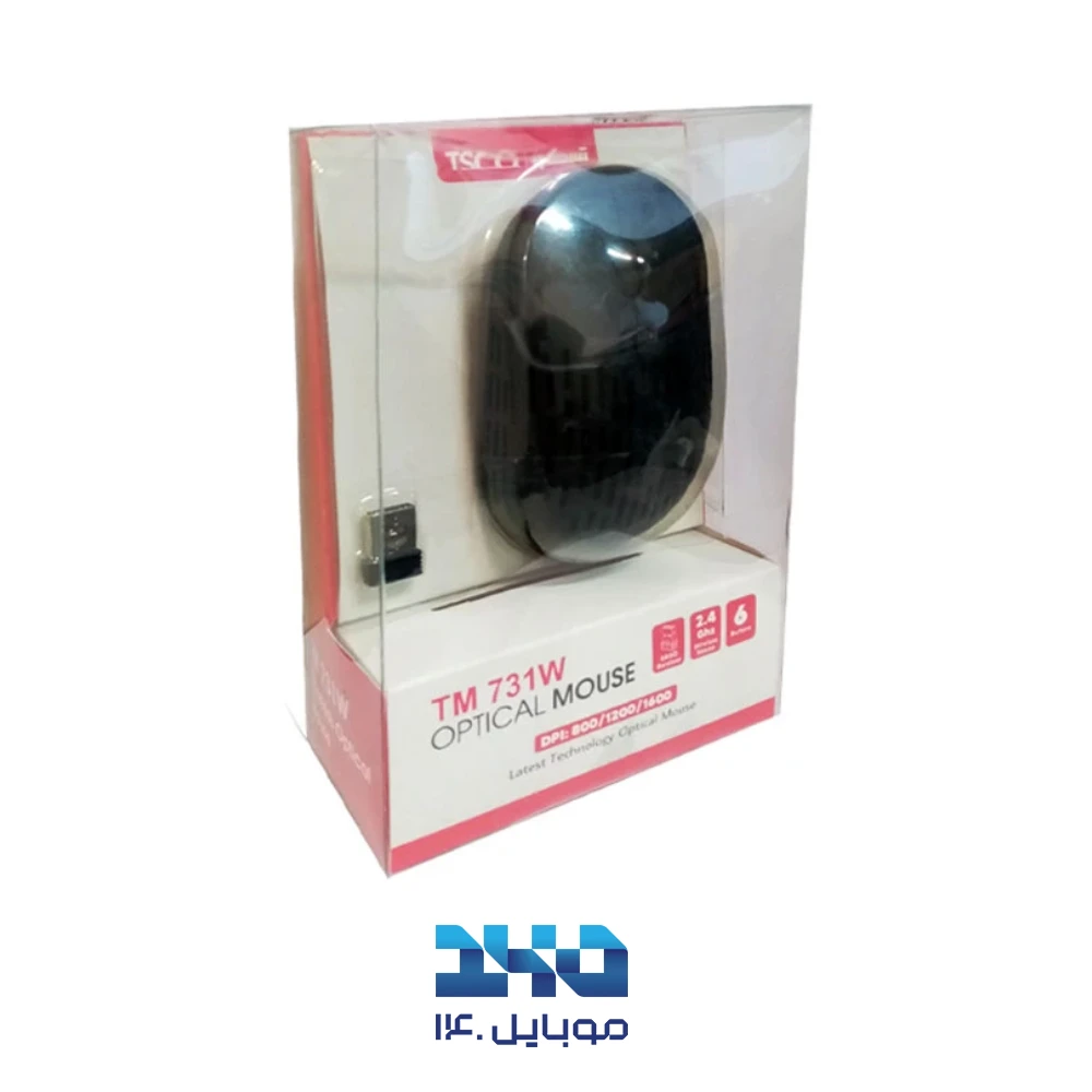 ماوس بی‌سیم تسکو مدل TM 731W