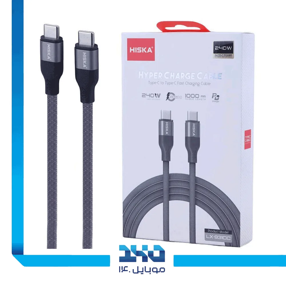 کابل شارژ دو سر USB-C هیسکا مدل LX-931CC