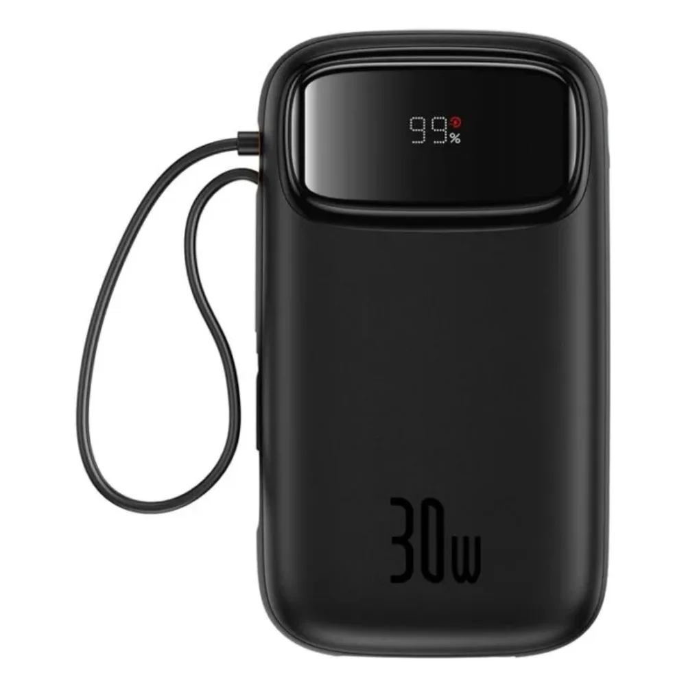 پاوربانک بیسوس 10000 mAh مدل Qpow2-30w Dual Cable