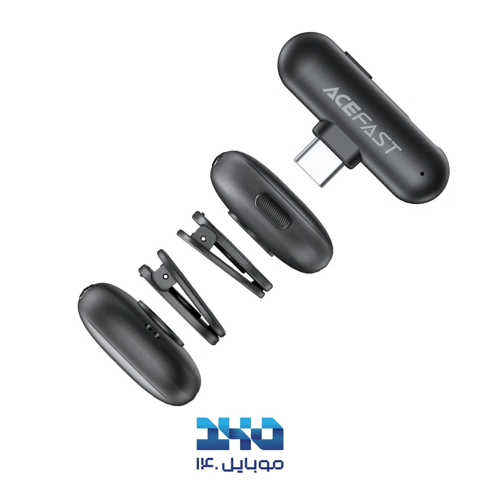ست میکروفون بی‌سیم ایس فست مدل R1 با درگاه Type-C