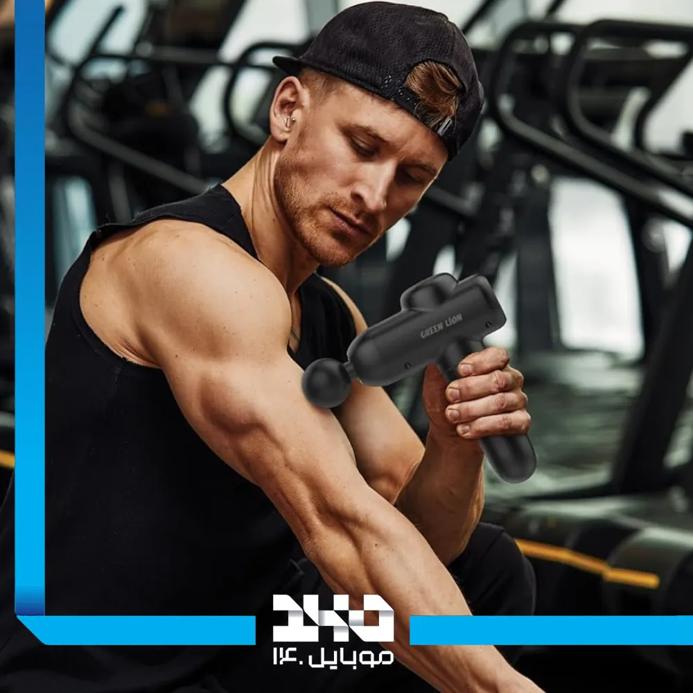 ماساژور تفنگی گرین لاین مدل Wave Massager Gun