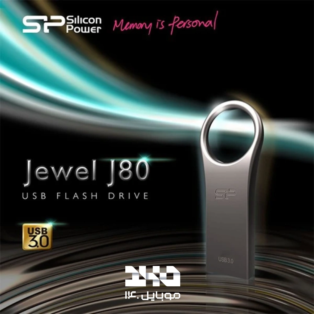 فلش مموری سیلیکون پاور Jewel J80 USB 3 ظرفیت 64 گیگابایت