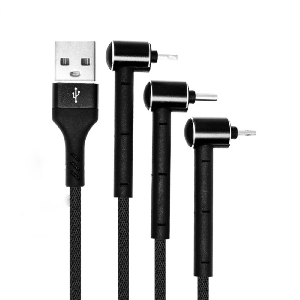 کابل تبدیل USB به MicroUSB Lightning USB-C تسکو مدل TC A100 طول 1.2 متر